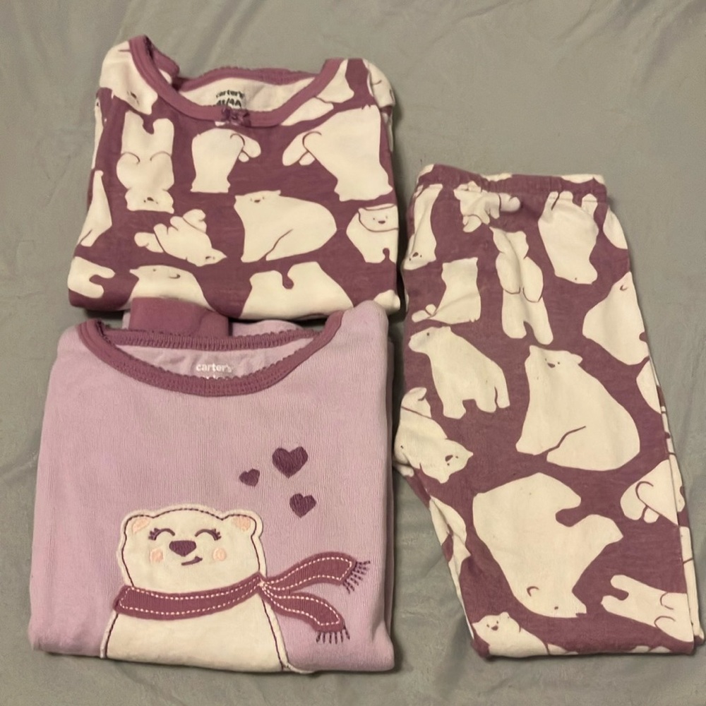 🌸 3/$15 Kids pajama set 4t